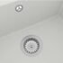 vidaXL Kitchen Sink with Overflow Hole White Granite - Image 6