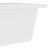 vidaXL Kitchen Sink with Overflow Hole White Granite - Image 5
