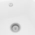 vidaXL Kitchen Sink with Overflow Hole White Granite - Image 6