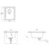 vidaXL Kitchen Sink with Overflow Hole White Granite - Image 8