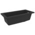 vidaXL Kitchen Sink with Overflow Hole Black Granite - Image 3