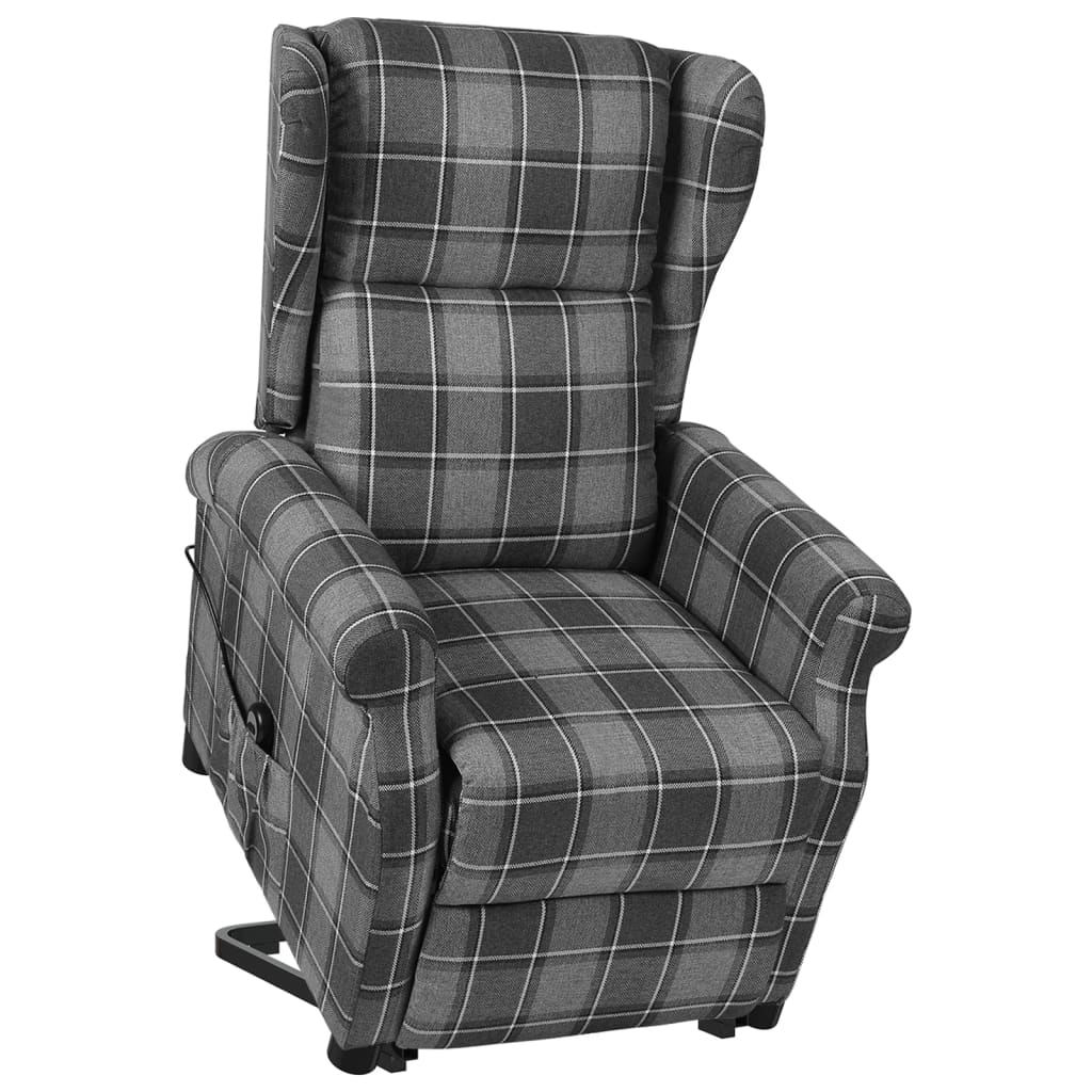 vidaXL Stand up Chair Grey Fabric