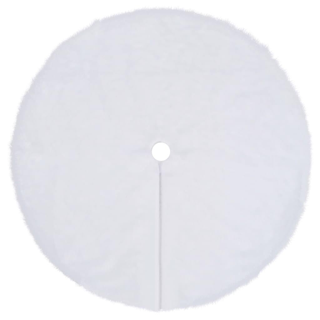 8720286445785_a_en_hd_1 vidaXL Christmas Tree Skirt White 90 cm Faux Fur - Image 2