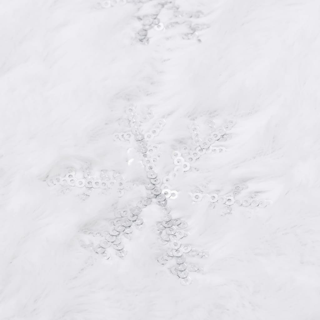 8720286445815_g_en_hd_3 vidaXL Luxury Christmas Tree Skirt White 90 cm Faux Fur - Image 5