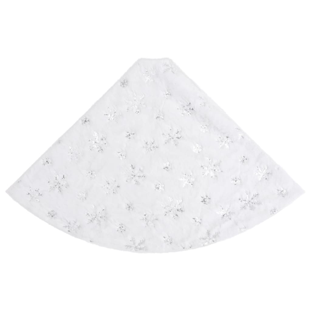 8720286445822_g_en_hd_2 vidaXL Luxury Christmas Tree Skirt White 122 cm Faux Fur - Image 4