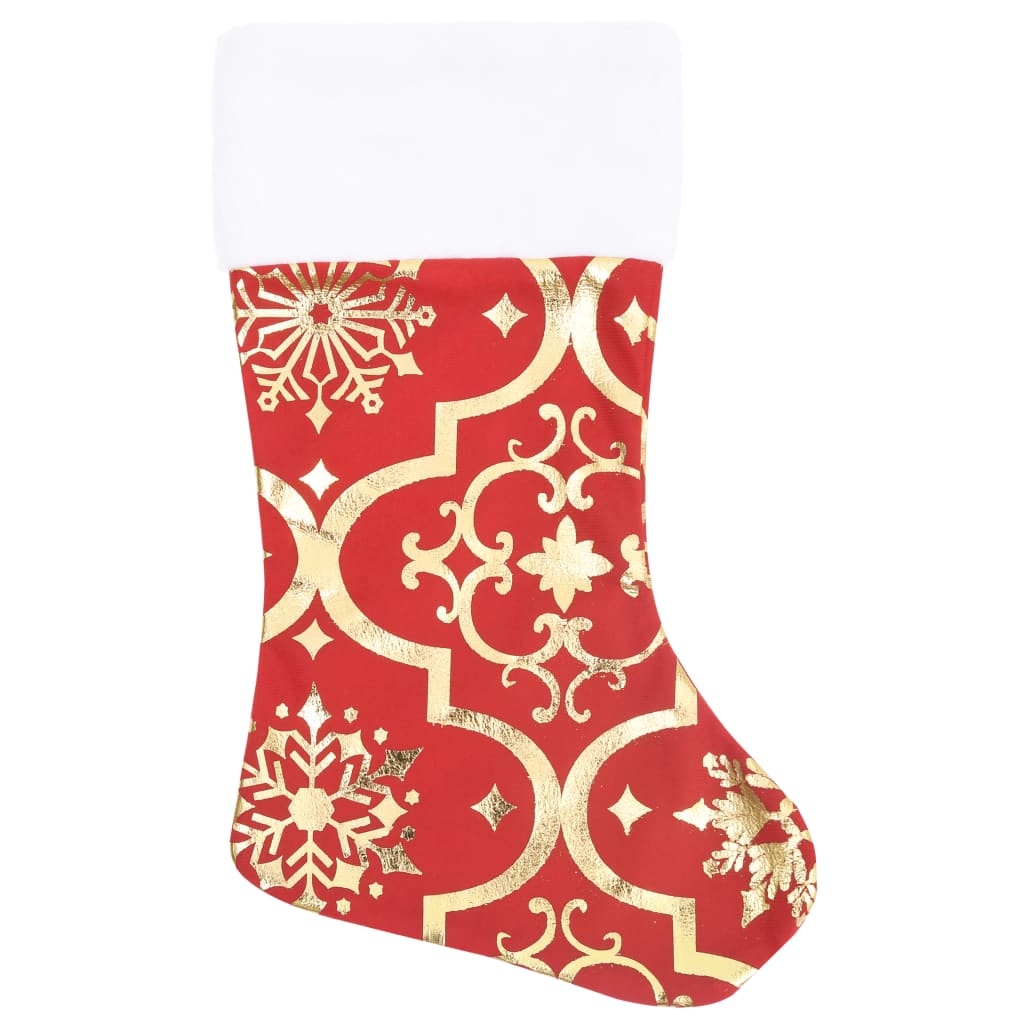 8720286445860_g_en_hd_2 vidaXL Luxury Christmas Tree Skirt with Sock Red 150 cm Fabric - Image 4