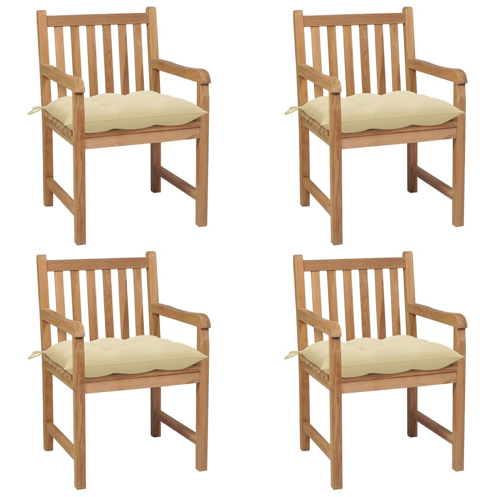 8720286447901_a_en_hd_1 vidaXL Garden Chairs 4 pcs with Cream White Cushions Solid Teak Wood - Image 1