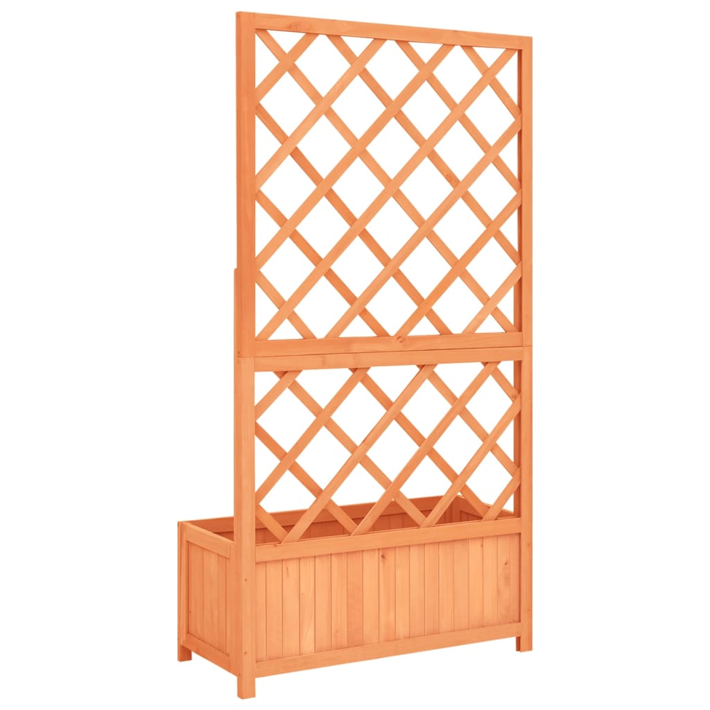 8720286452530_g_en_hd_3 vidaXL Garden Trellis Planter Brown 70x30x135 cm Solid Firwood - Image 4