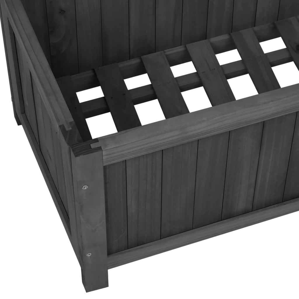 8720286452547_g_en_hd_5 vidaXL Garden Trellis Planter Black 70x30x135 cm Solid Firwood - Image 6