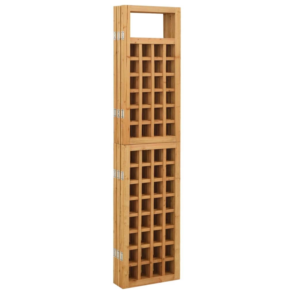 8720286452646_g_en_hd_3 vidaXL 6-Panel Room Divider/Trellis Solid Fir Wood 242.5x180 cm - Image 4