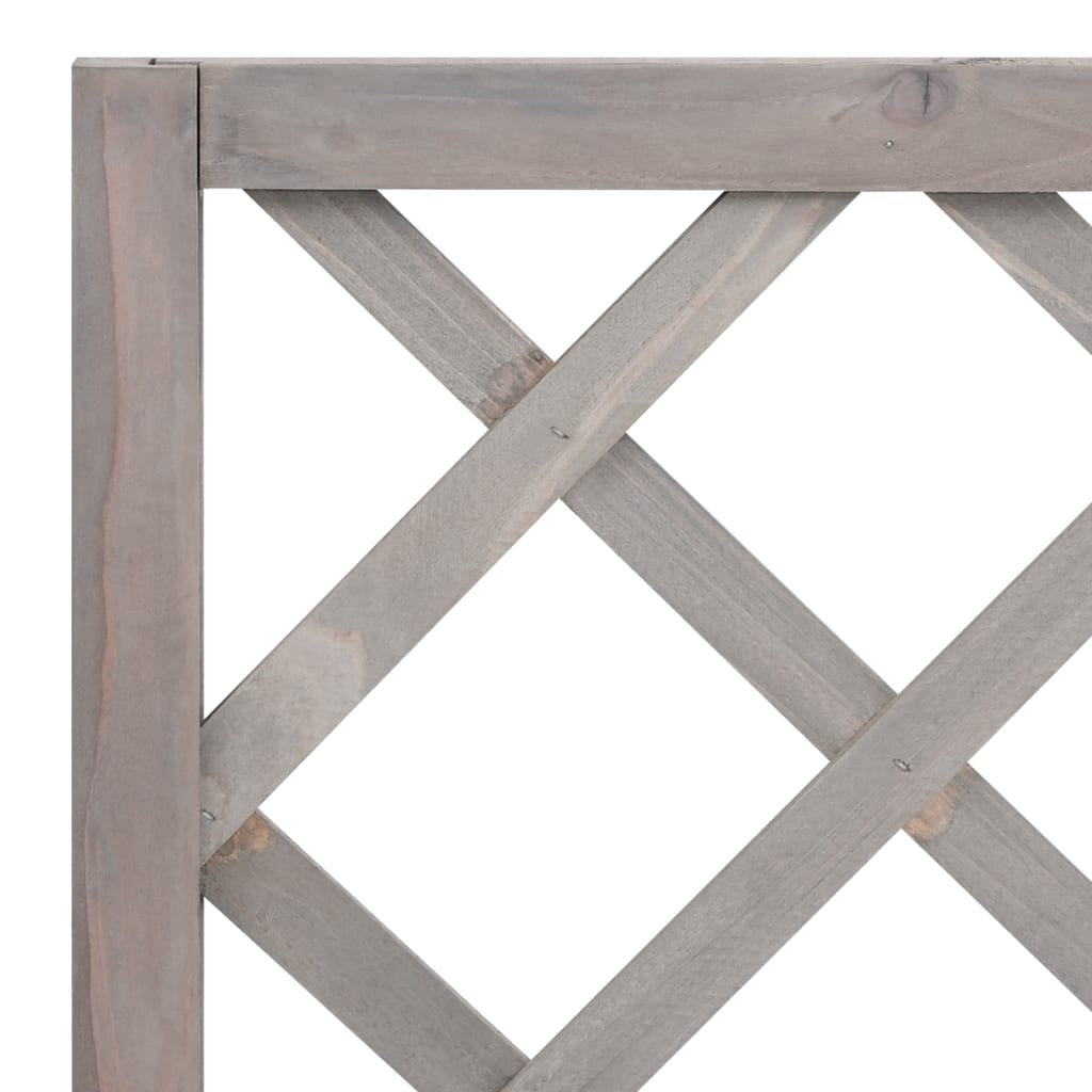 8720286452738_g_en_hd_4 vidaXL Garden Trellis Planter Grey 70x30x135 cm Solid Firwood - Image 5