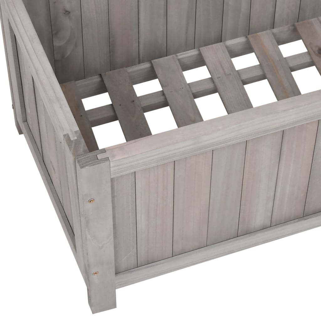 8720286452738_g_en_hd_5 vidaXL Garden Trellis Planter Grey 70x30x135 cm Solid Firwood - Image 6