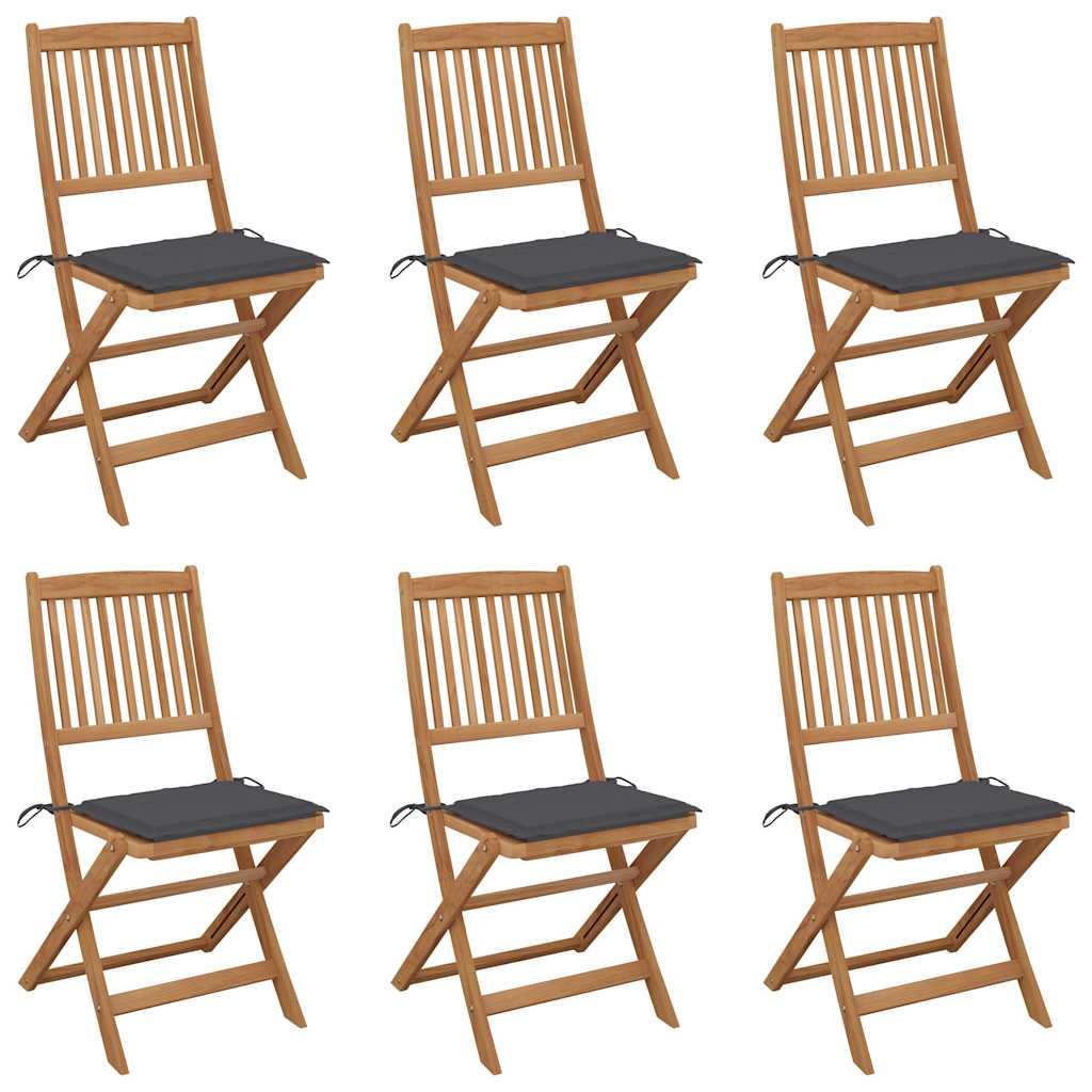 8720286459768_a_en_hd_1 vidaXL Folding Garden Chairs 6 pcs with Cushions Solid Acacia Wood - Image 1