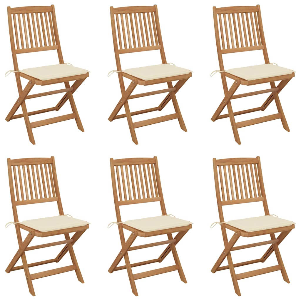 8720286459782_a_en_hd_1 vidaXL Folding Garden Chairs 6 pcs with Cushions Solid Acacia Wood - Image 1