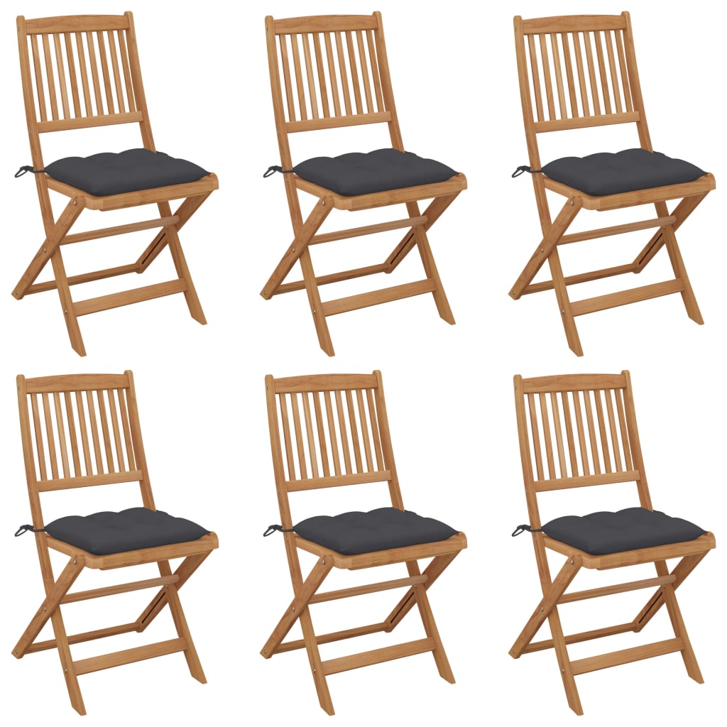 8720286459911_a_en_hd_1 vidaXL Folding Garden Chairs 6 pcs with Cushions Solid Acacia Wood - Image 1