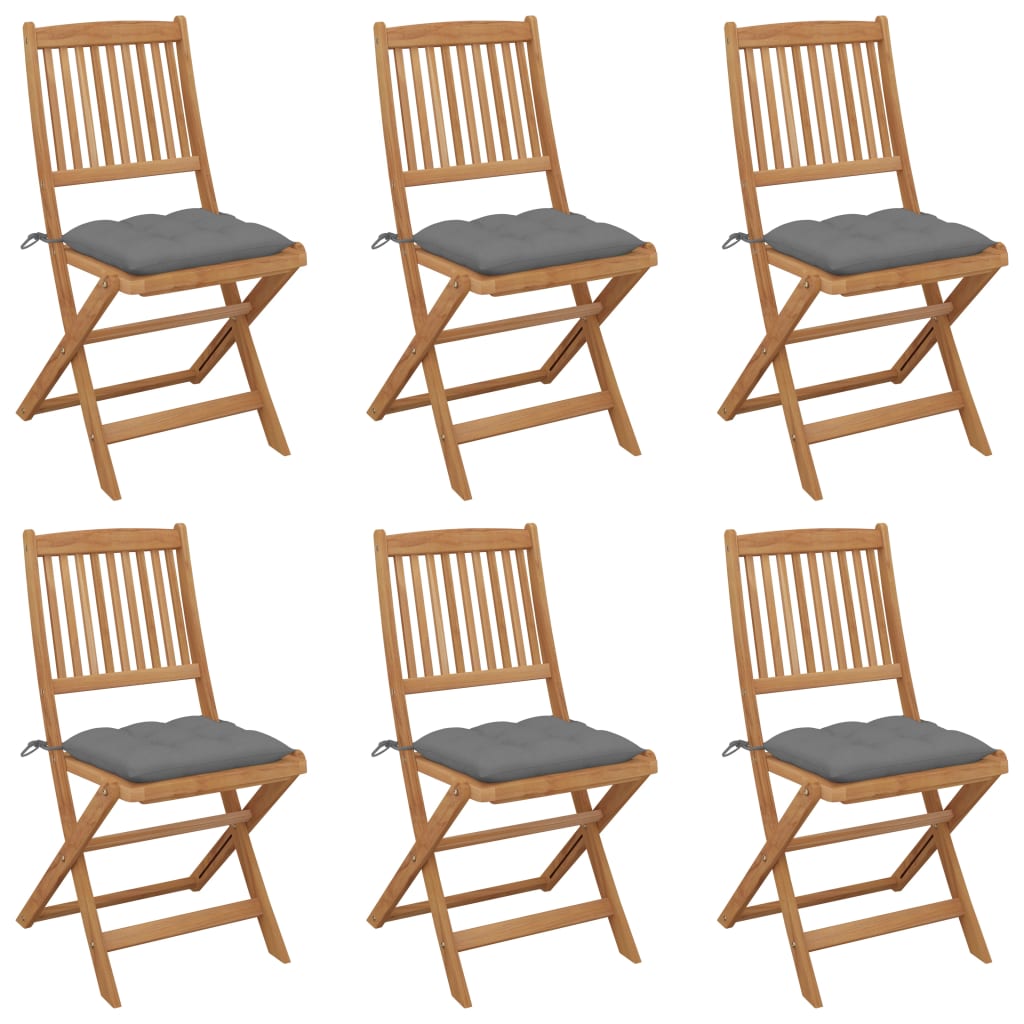 8720286459928_a_en_hd_1 vidaXL Folding Garden Chairs 6 pcs with Cushions Solid Acacia Wood - Image 1