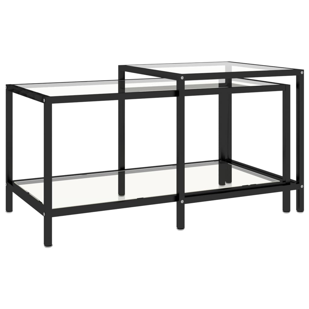 8720286462102_g_en_hd_1 vidaXL Tea Tables 2 pcs Tempered Glass Transparent - Image 3