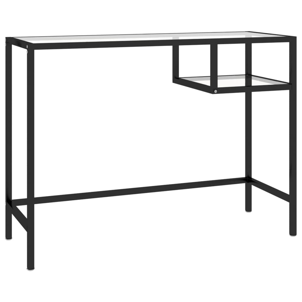 8720286462188_a_en_hd_1 vidaXL Computer Desk Transparent 100x36x74 cm Glass - Image 2