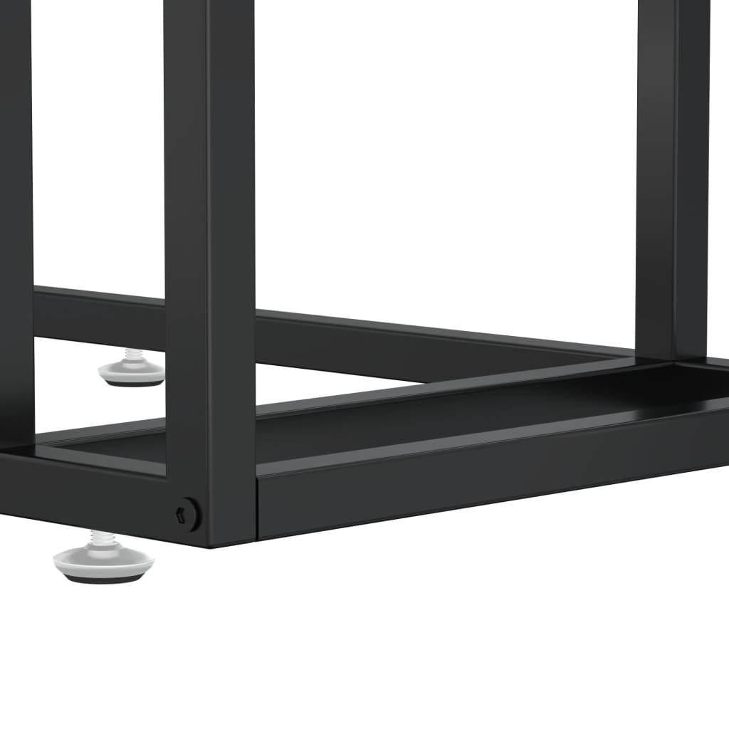 8720286462461_g_en_hd_4 vidaXL Computer Side Table Transparent 50x35x65 cm Tempered Glass - Image 6