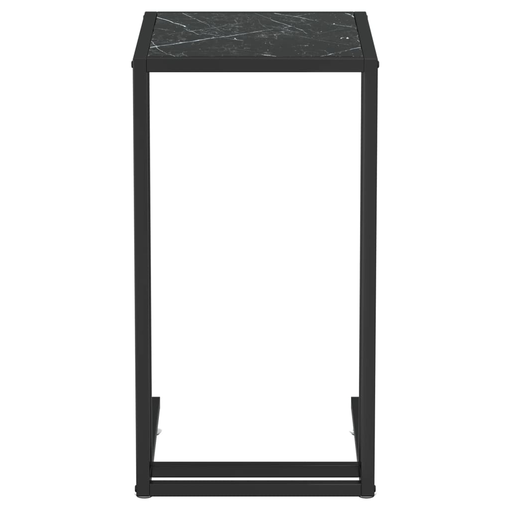 8720286462485_g_en_hd_1 vidaXL Computer Side Table Black Marble 50x35x65 cm Tempered Glass - Image 3