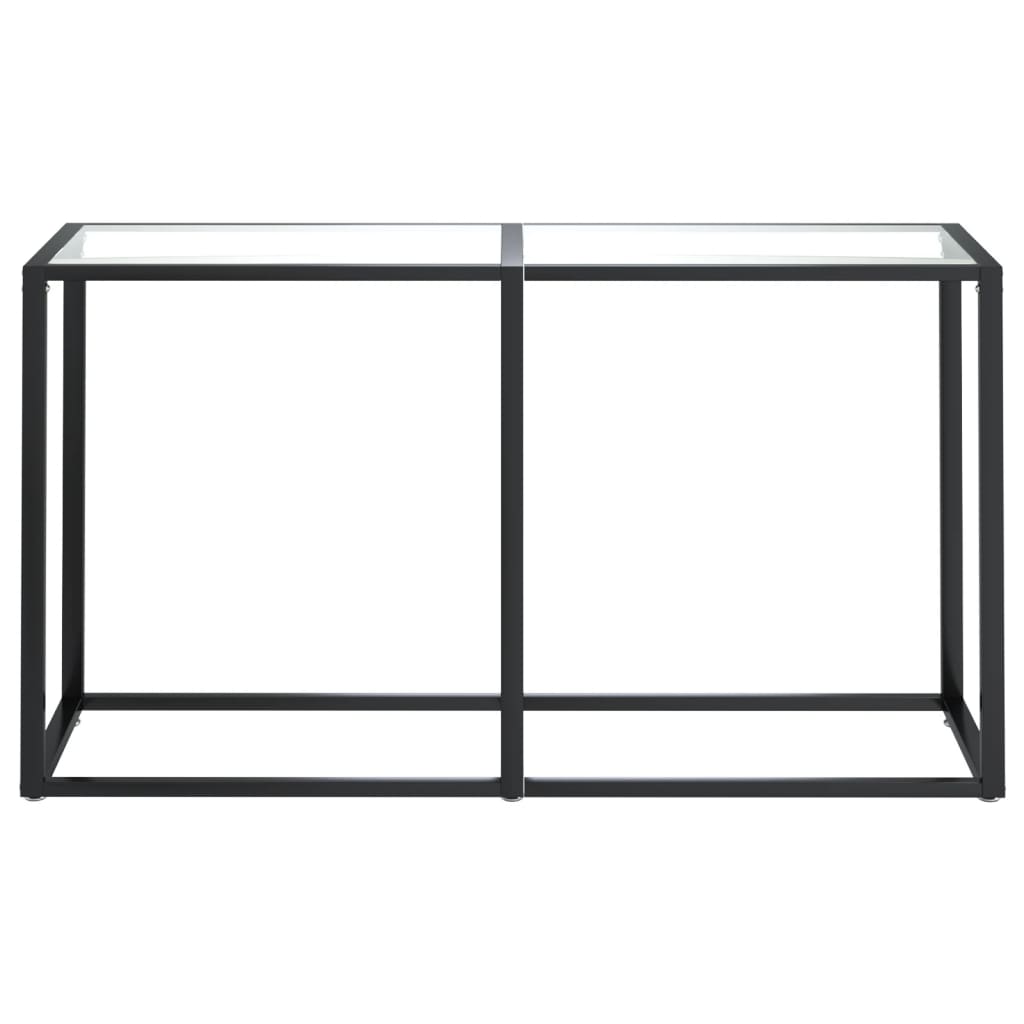 8720286462713_g_en_hd_1 vidaXL Console Table Transparent 140x35x75.5cm Tempered Glass - Image 4