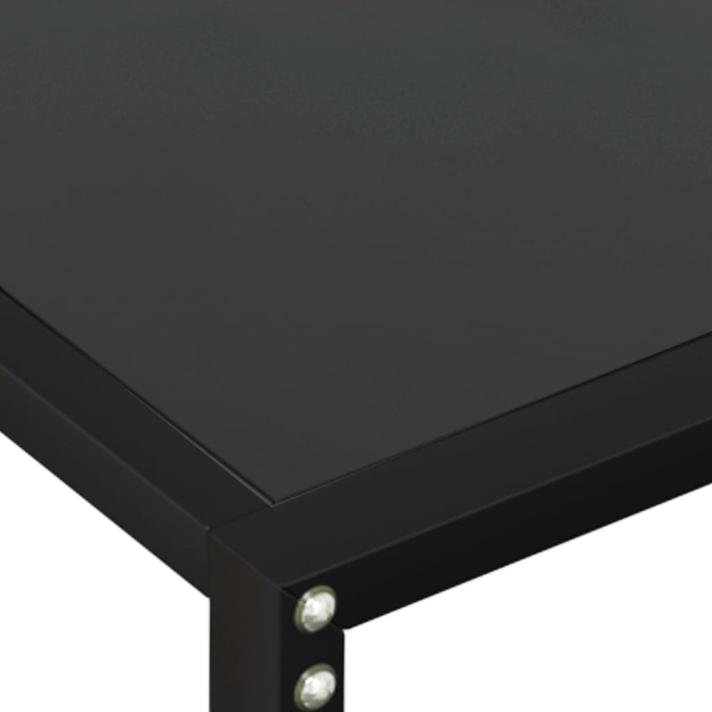 8720286462720_g_en_hd_3 vidaXL Console Table Black 140x35x75.5cm Tempered Glass - Image 6