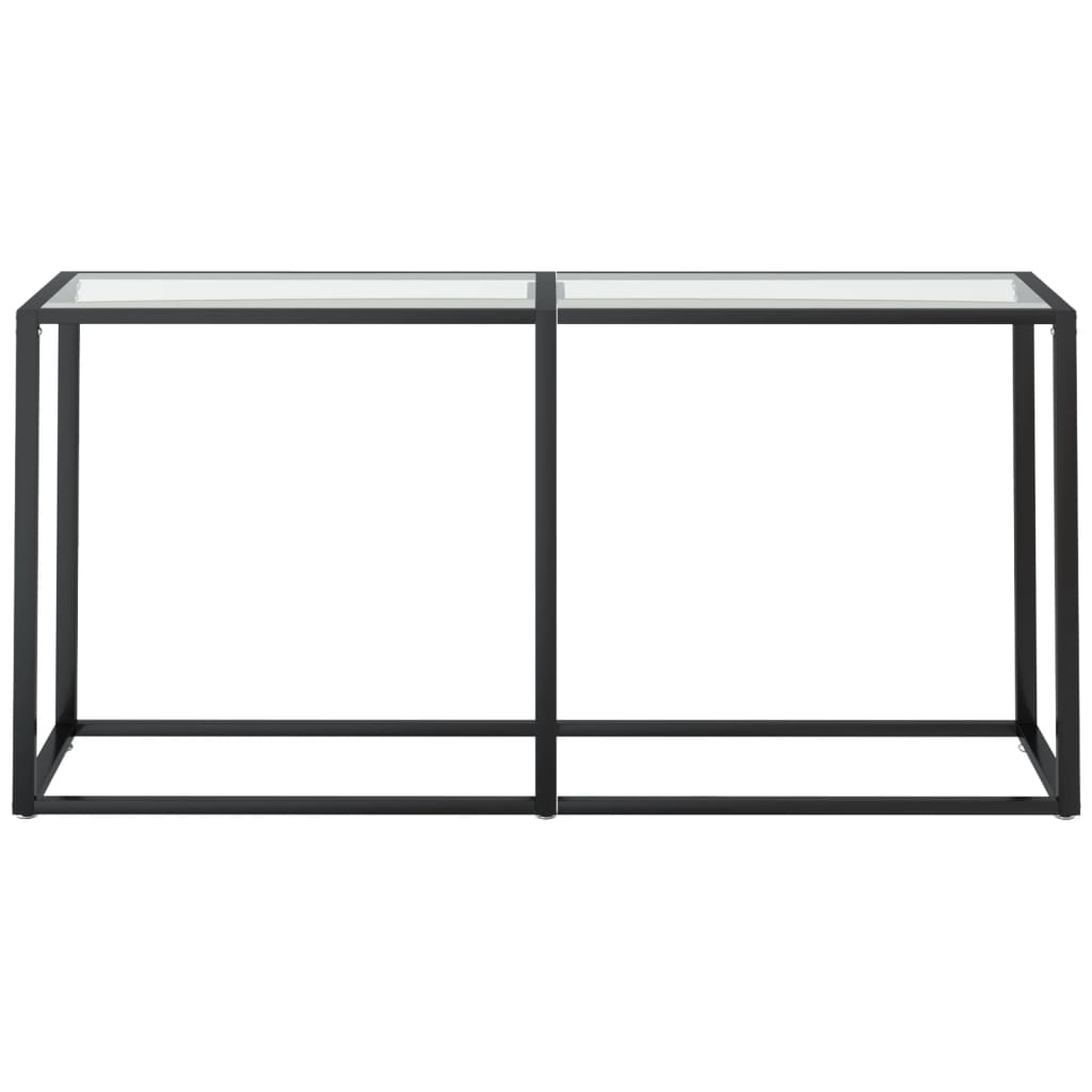 8720286462751_g_en_hd_1 vidaXL Console Table Transparent 160x35x75.5cm Tempered Glass - Image 4