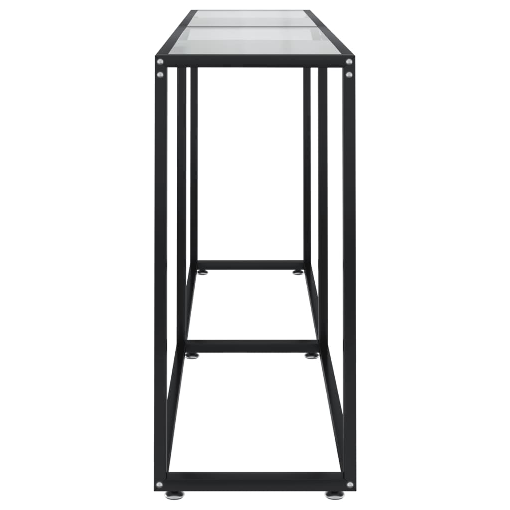 8720286462751_g_en_hd_2 vidaXL Console Table Transparent 160x35x75.5cm Tempered Glass - Image 5