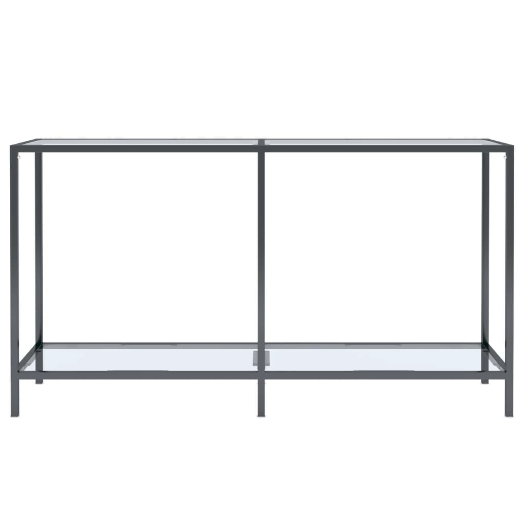 8720286462911_g_en_hd_1 vidaXL Console Table Transparent 140x35x75.5 cm Tempered Glass - Image 4