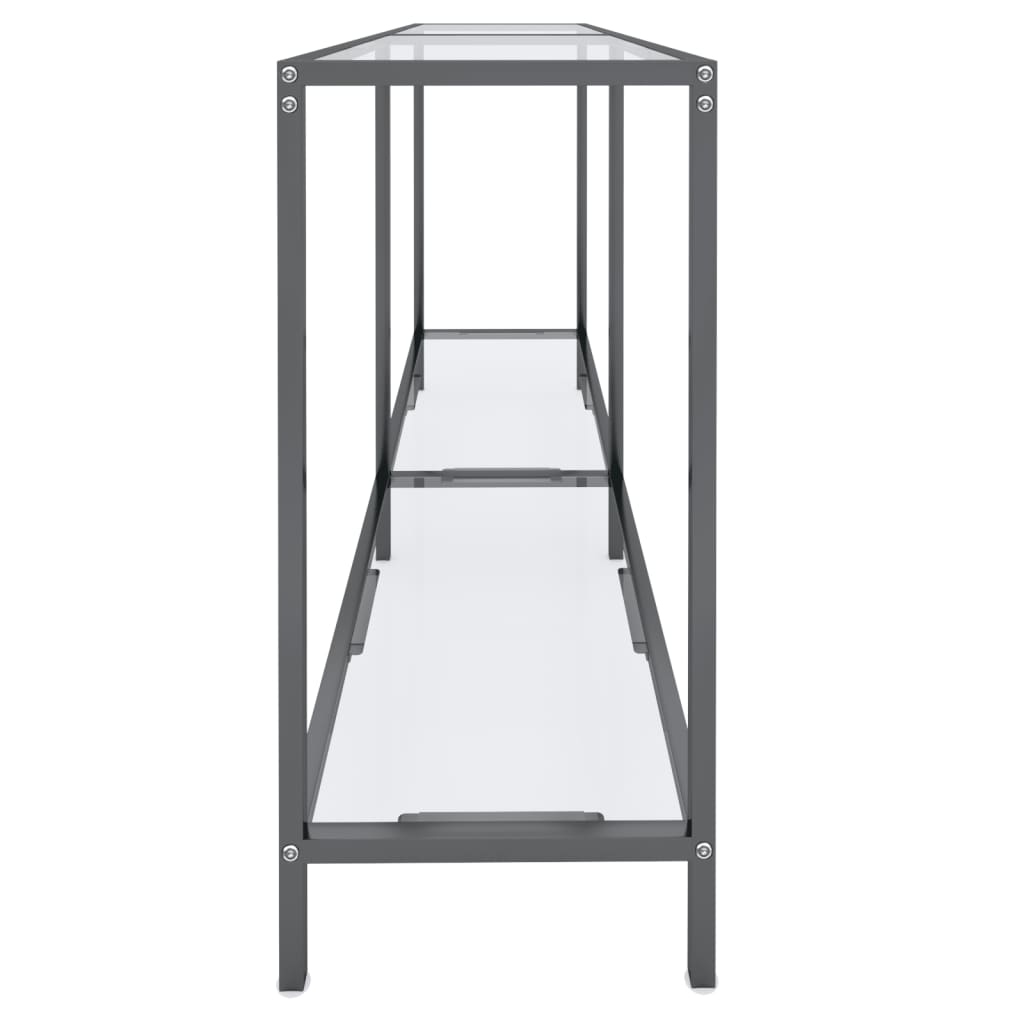 8720286462911_g_en_hd_2 vidaXL Console Table Transparent 140x35x75.5 cm Tempered Glass - Image 5