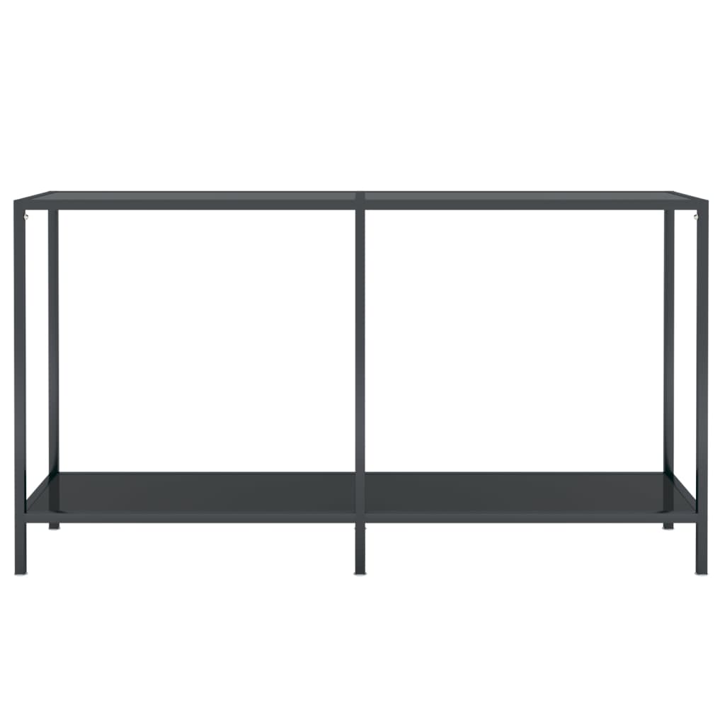 8720286462928_g_en_hd_1 vidaXL Console Table Black 140x35x75.5 cm Tempered Glass - Image 4