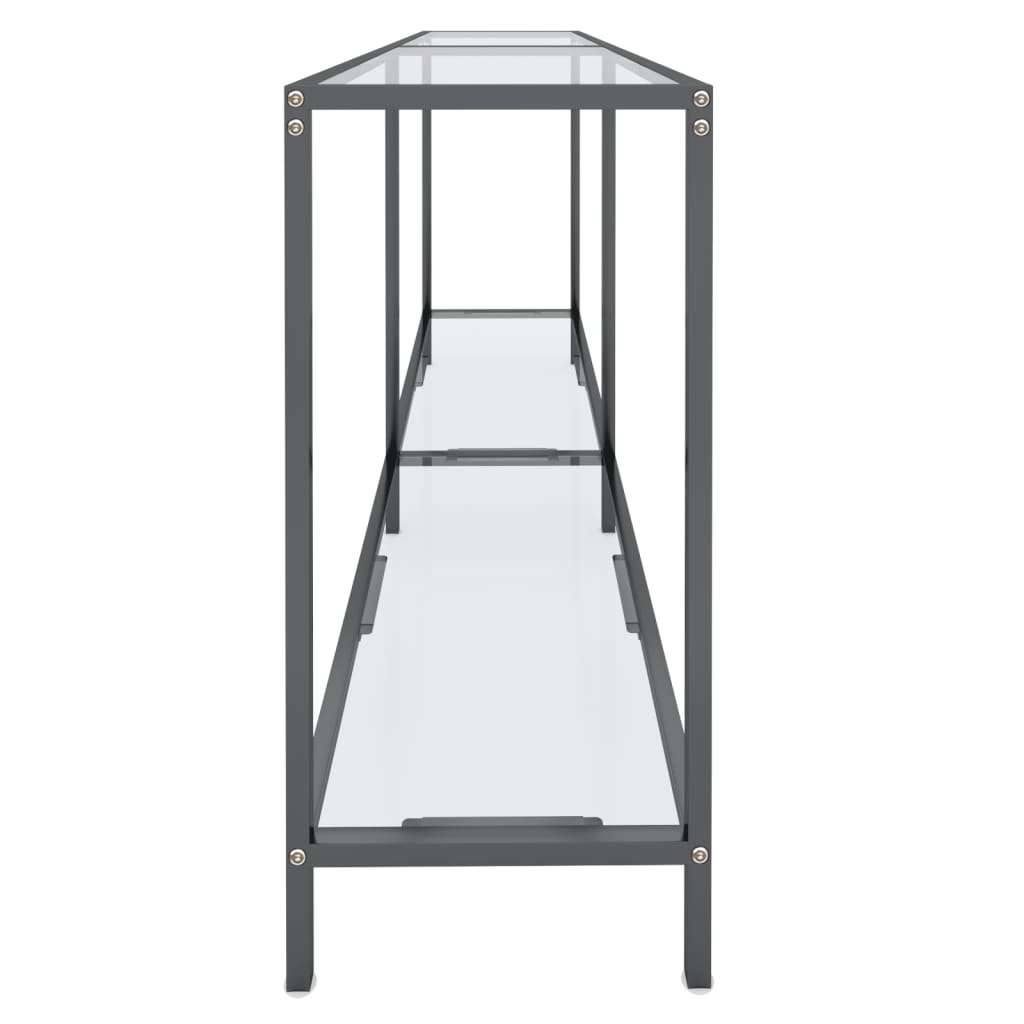 8720286462959_g_en_hd_2 vidaXL Console Table Transparent 160x35x75.5 cm Tempered Glass - Image 5
