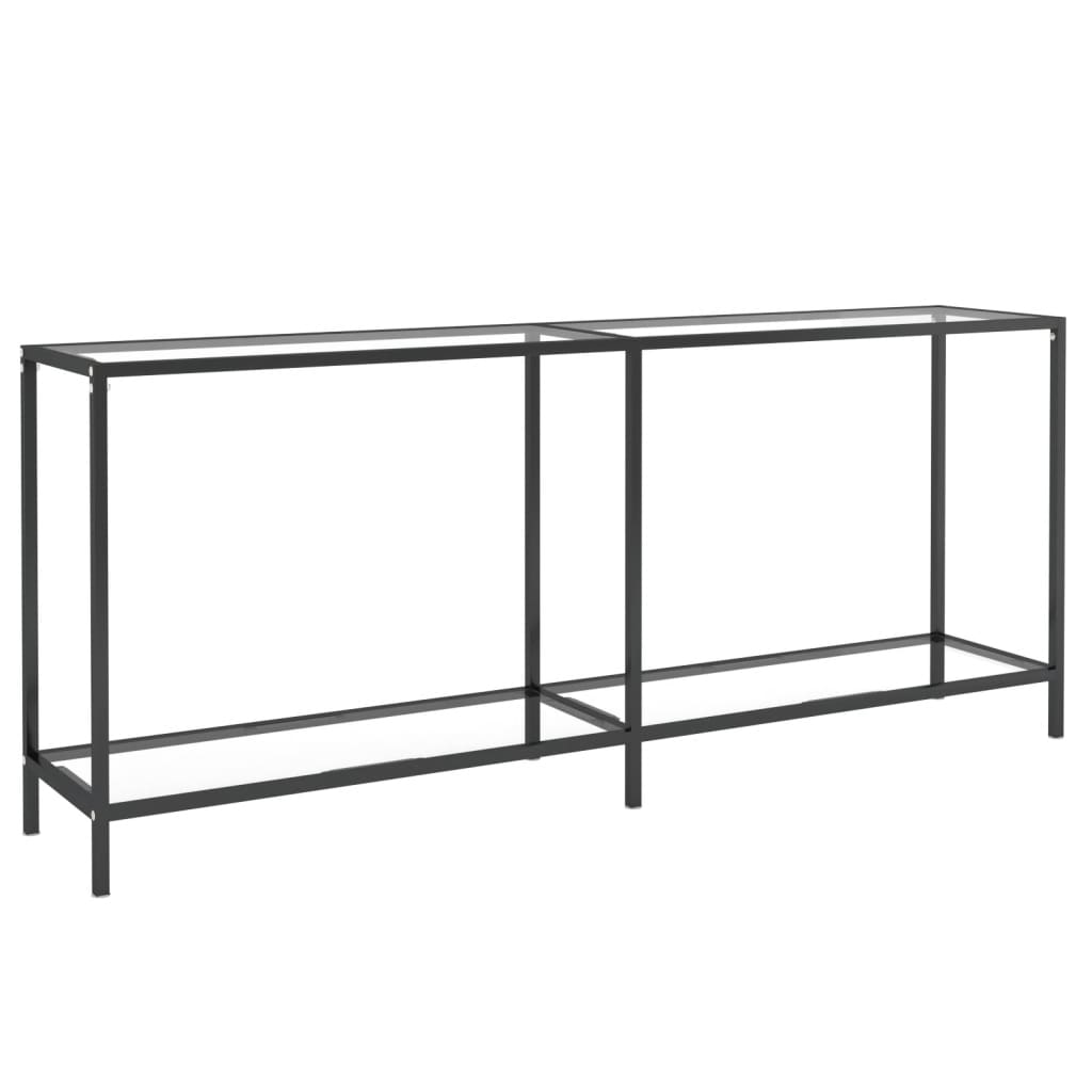 8720286462997_a_en_hd_1 vidaXL Console Table Transparent 180x35x75.5 cm Tempered Glass - Image 2