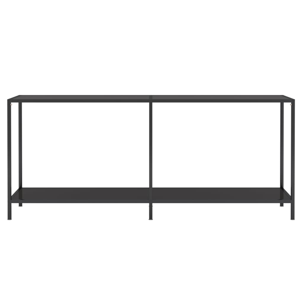 8720286463000_g_en_hd_1 vidaXL Console Table Black 180x35x75.5 cm Tempered Glass - Image 4