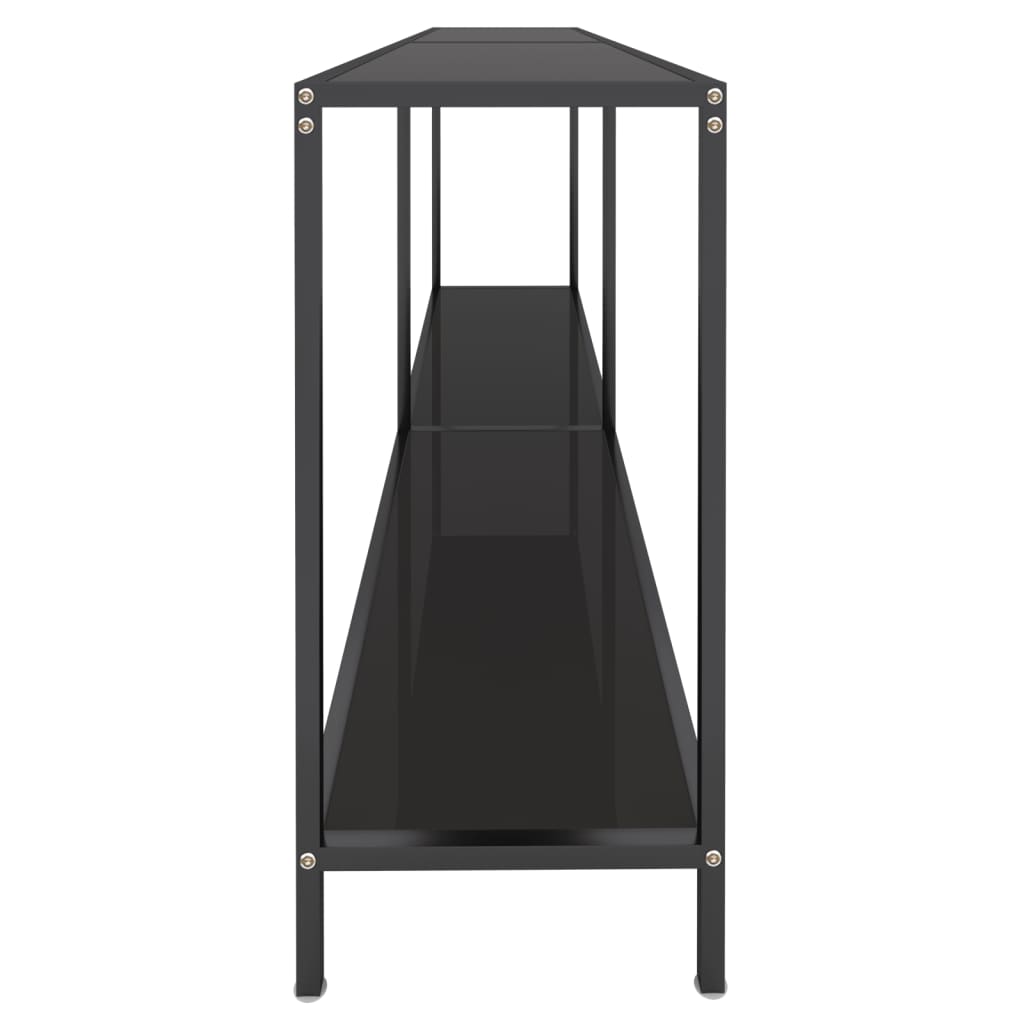 8720286463000_g_en_hd_2 vidaXL Console Table Black 180x35x75.5 cm Tempered Glass - Image 5