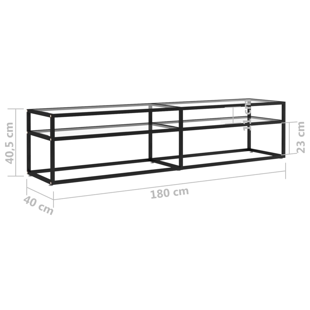 8720286463192_g_en_hd_4 vidaXL TV Cabinet Transparent 180x40x40.5 cm Tempered Glass - Image 7