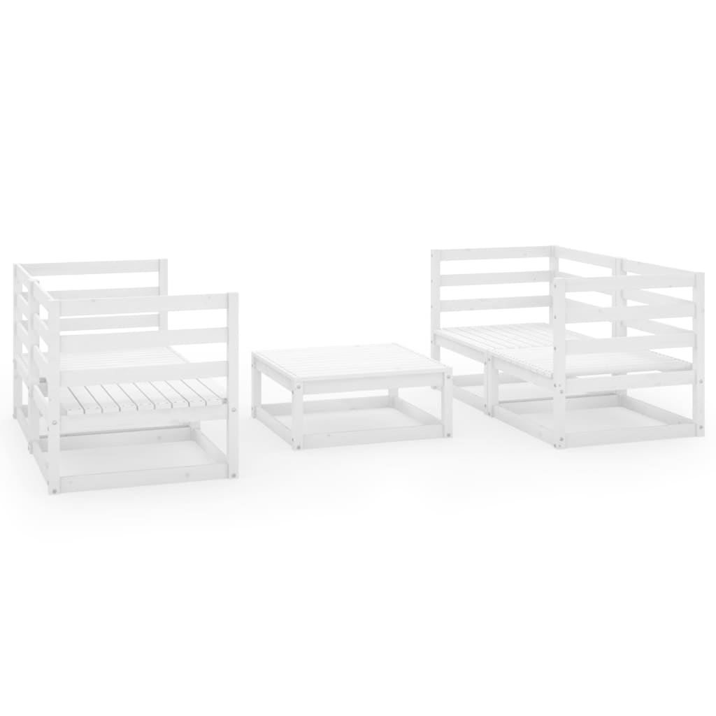 8720286463581_a_en_hd_1 vidaXL 5 Piece Garden Lounge Set White Solid Pinewood - Image 2