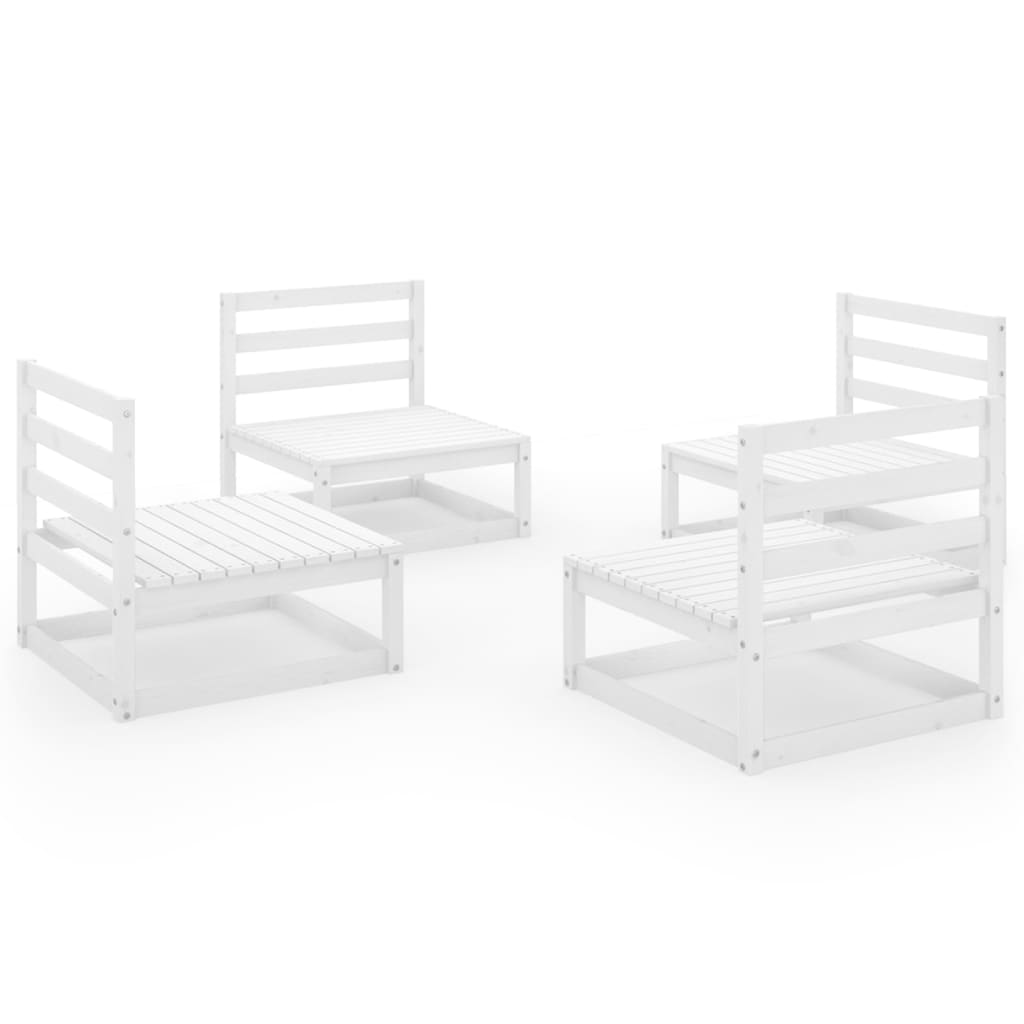8720286463635_a_en_hd_1 vidaXL 4 Piece Garden Lounge Set White Solid Pinewood - Image 2