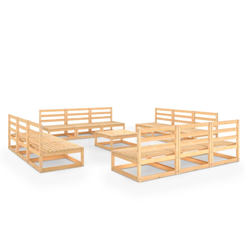 8720286463826_a_en_hd_1 vidaXL 13 Piece Garden Lounge Set Solid Pinewood - Image 2