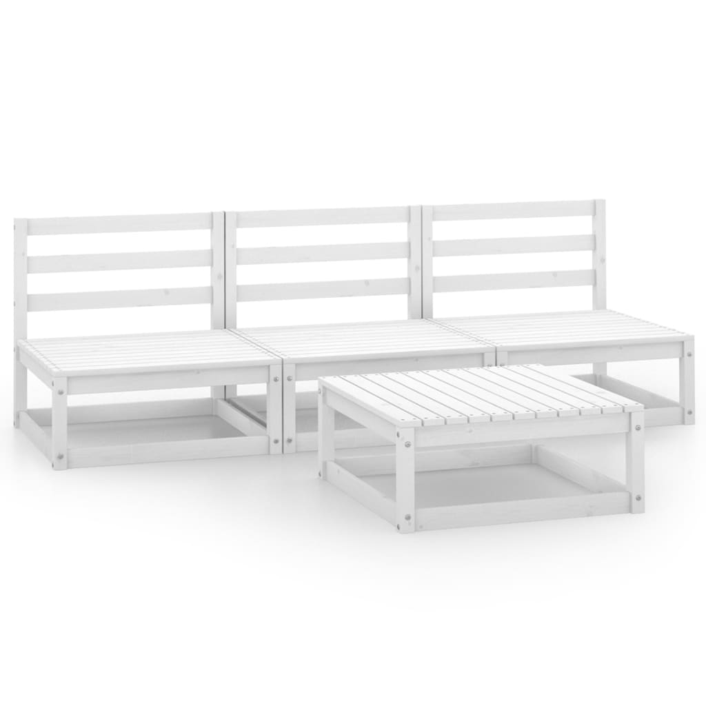 8720286464083_a_en_hd_1 vidaXL 4 Piece Garden Lounge Set White Solid Pinewood - Image 2