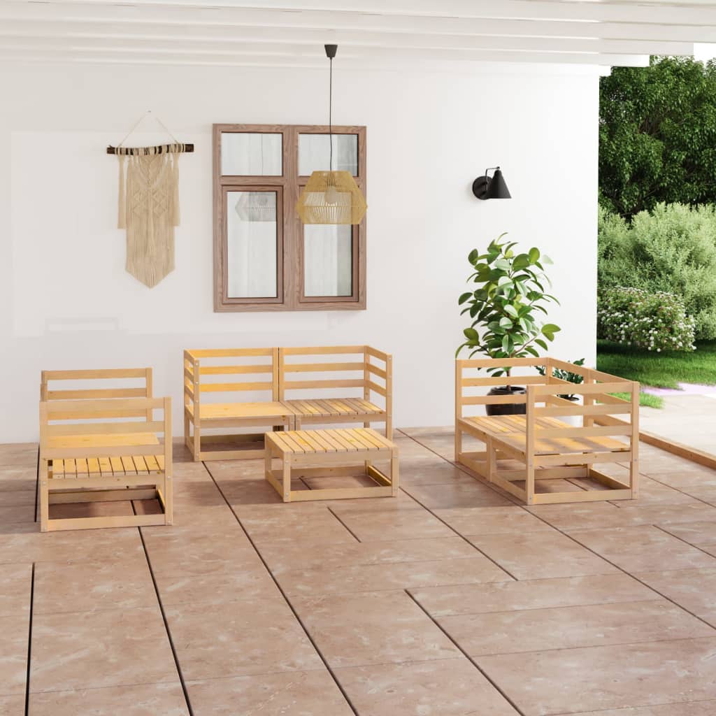 8720286465479_m_en_hd_1 vidaXL 7 Piece Garden Lounge Set Solid Pinewood - Image 1