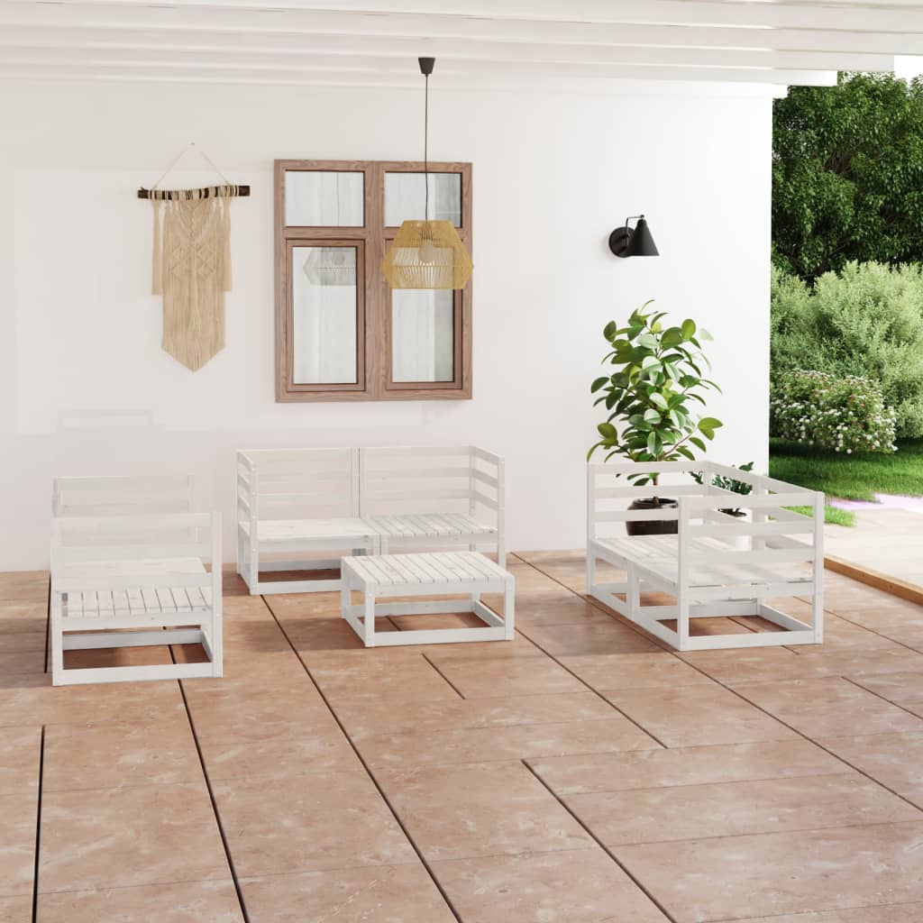 8720286465486_m_en_hd_1 vidaXL 7 Piece Garden Lounge Set White Solid Pinewood - Image 1