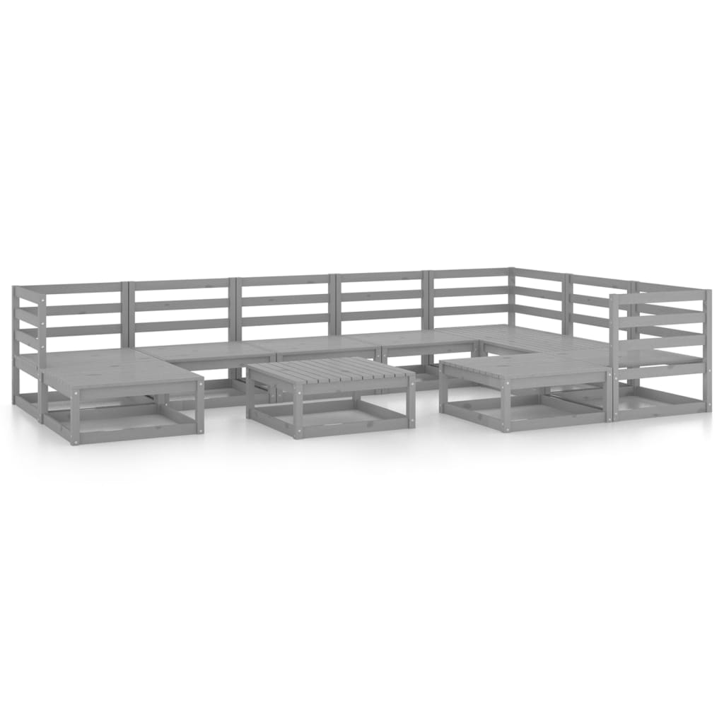 8720286468647_a_en_hd_1 vidaXL 10 Piece Garden Lounge Set Grey Solid Pinewood - Image 2