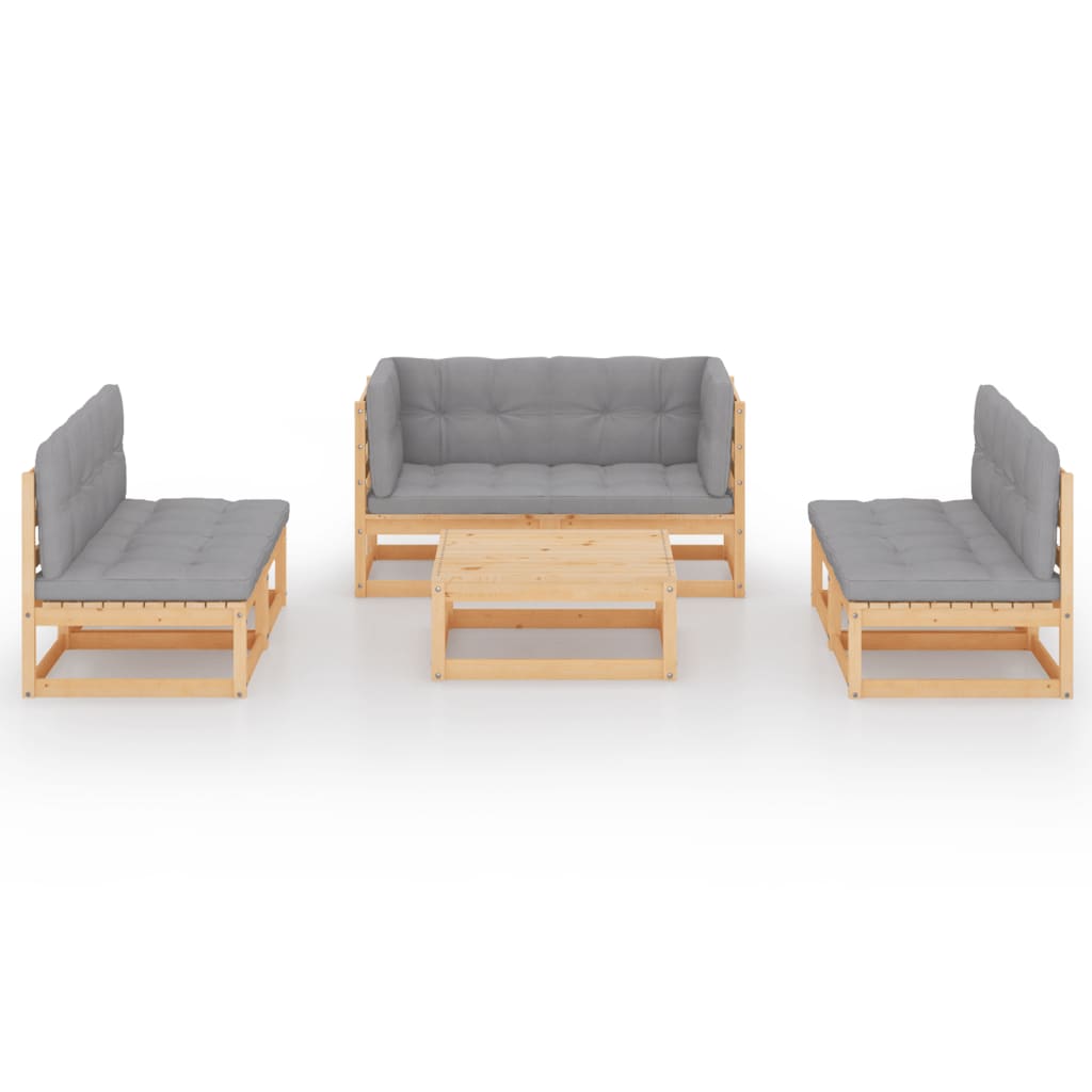 8720286475676_g_en_hd_1 vidaXL 7 Piece Garden Lounge Set with Cushions Solid Pinewood - Image 3