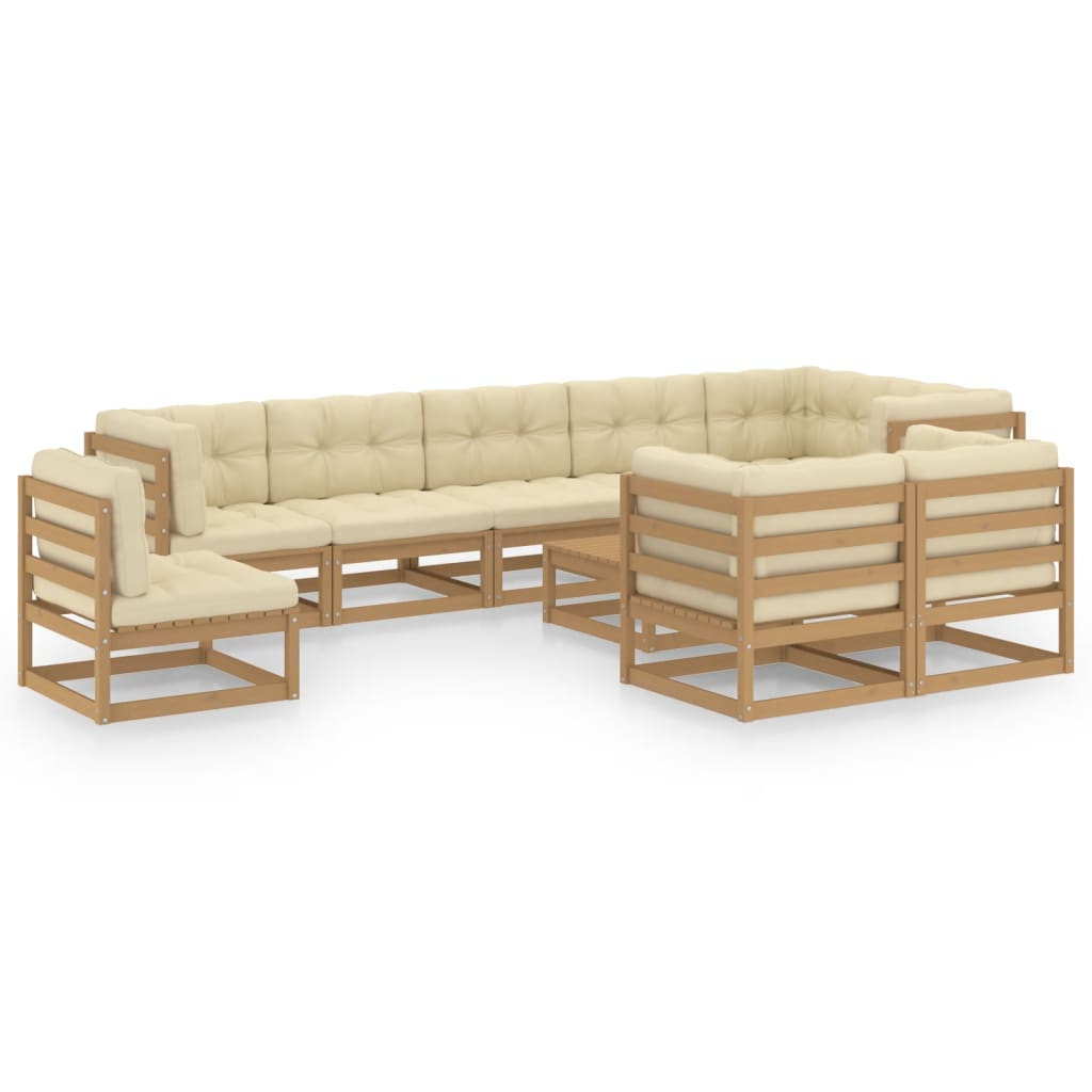 8720286478356_a_en_hd_1 vidaXL 10 Piece Garden Lounge Set with Cushions Solid Pinewood - Image 2