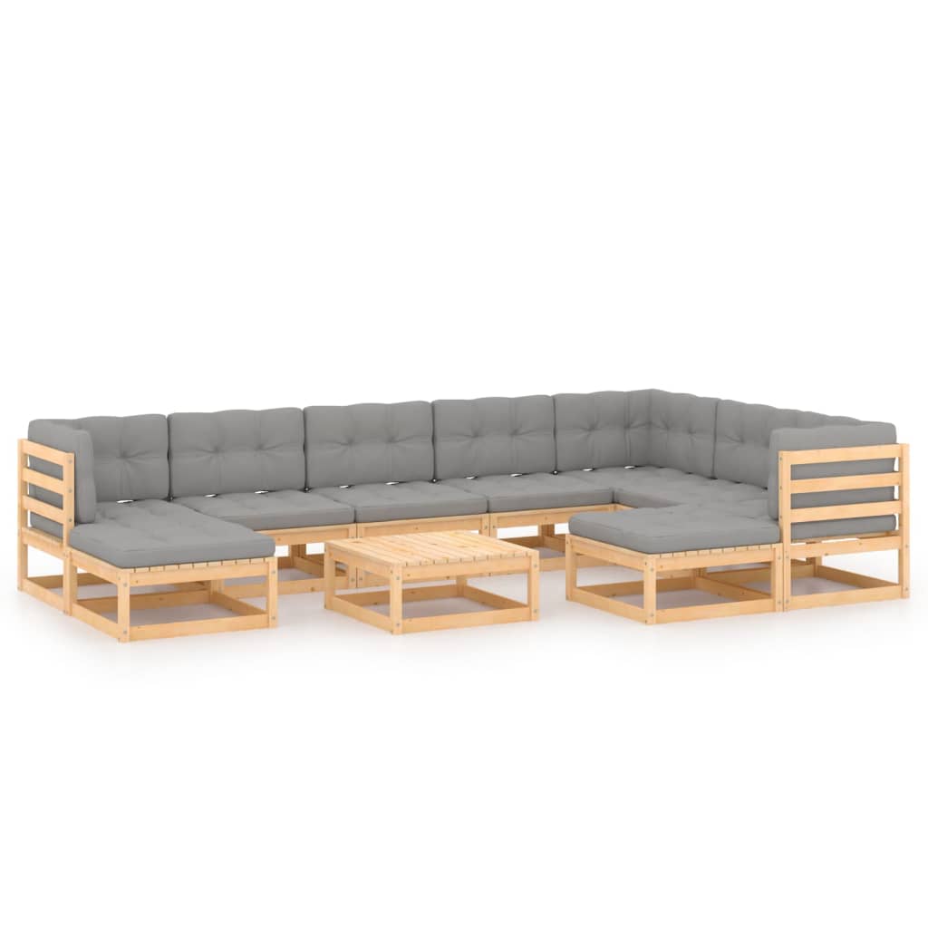 8720286479124_a_en_hd_1 vidaXL 10 Piece Garden Lounge Set with Cushions Solid Pinewood - Image 2