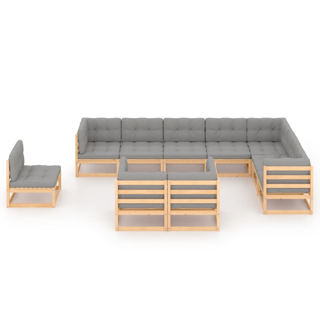 8720286479674_g_en_hd_1 vidaXL 10 Piece Garden Lounge Set with Cushions Solid Pinewood - Image 2