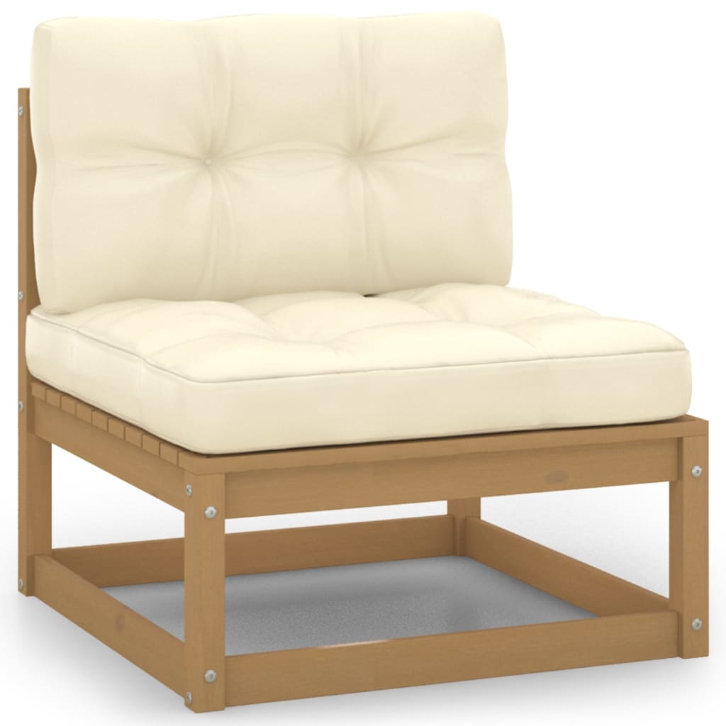8720286479957_g_en_hd_3 vidaXL 9 Piece Garden Lounge Set&Cushions Honey Brown Solid Pinewood - Image 4