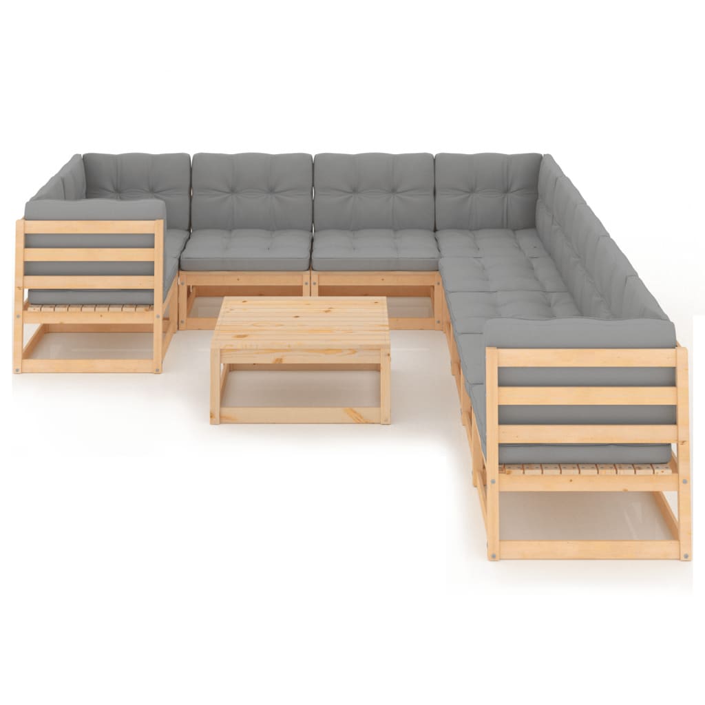 8720286481424_g_en_hd_1 vidaXL 10 Piece Garden Lounge Set with Cushions Solid Pinewood - Image 2