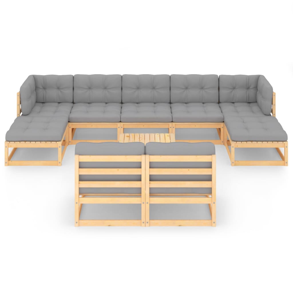 8720286482421_g_en_hd_1 vidaXL 10 Piece Garden Lounge Set with Cushions Solid Pinewood - Image 3